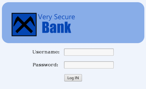 very secure bank login